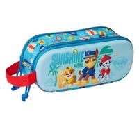 Safta Paw Patrol 3D - Portatodo Doble 3D, Estuche Infantil, Estuche Niño, Ideal para Niños en Edad Escolar, Cómodo y Versátil, Calidad y Resistencia, 21x6x8 cm
