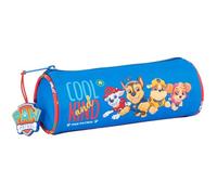 Safta Estuche redondo escolar Paw Patrol Cool - Infantil 20x7 cm, 5-14 años, resistente