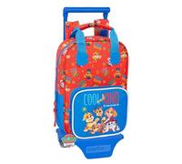 Safta Paw Patrol Cool - Mochila Escolar 765 con Carro 805, Ideal para Niños de Diferentes Edades, Cómoda y Versátil, Calidad y Resistencia, 20x8x28 cm