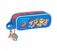 Safta Paw Patrol Cool - Portatodo Doble Niño, Estuche Infantil, Estuche Niño, Ideal para Niños en Edad Escolar, Cómodo y Versátil, Calidad y Resistencia, 21x6x8 cm