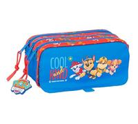 PAW PATROL COOL - Portatodo Triple Big, Estuche Infantil, Estuche Niño, Ideal para Niños en Edad Escolar, Cómodo y Versátil, Calidad y Resistencia, 21.5x8x10 cm