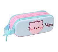 Safta PEMBE - Portatodo Doble 3D, Estuche Infantil, Estuche Niño, Ideal para Niños en Edad Escolar, Cómodo y Versátil, Calidad y Resistencia, 21x6x8 cm