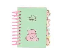 Safta – Bloc de notas A7 PEMBE THE PINK CAT – Ideal para niños, resistente 7.4x10.5 cm