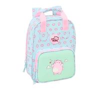Safta Mochila infantil PEMBE THE PINK CAT, adaptable con asas, tejido reciclable, 20x8x28 cm