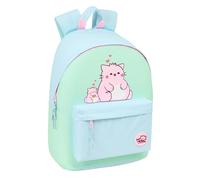 Safta Mochila juvenil para portátil PEMBE THE PINK CAT 14.1" cómoda y resistente 31x16x41 cm