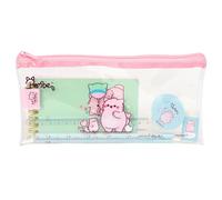Safta Portatodo Pembe The Pink Cat - Estuche infantil cómodo y resistente 22.5x10.5 cm