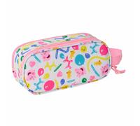 Safta peppa pig 3d - portatodo doble 3d, estuche infantil, estuche ni?