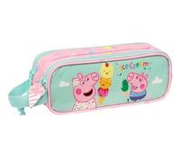 Portatodo Doble Peppa Pig "Ice Cream" 21 x 8 x 6 cm.