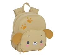 Safta PERRITO - Mochila Neopreno, Mochila Infantil, Ideal para Niños de Diferentes Edades, Cómoda y Versátil, 20x9x25 cm, Color Arena