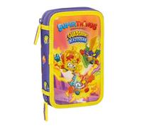 Safta PLUMIER DOBLE PQÑO 28 pcs SuperThings Guardians of Kazoom