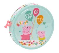 Safta Plumier Redondo 18 Pcs. Peppa Pig Cosy Corner 21 X 3,5 cm, Multicolor, L (412290633)