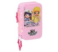 Safta-Plumier Triple 36 Pcs Nanana Sparkles 12,5X19,5X5,5Cm, Multicolor (412264857)