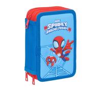 Safta - Plumier Triple 37 Pcs Spidey 12,5X19,5X5,5Cm (442543857)