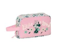 Safta | Portadesayunos Térmico Disney Minnie Mouse Minty, Bolsa Almuerzo Escolar Infantil, Interior Forrado de Aluminio Frío-Calor, Compartimento con Cremallera y Asa Lateral, Medidas 21,5x6,5x12 cm