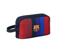 SAFTA | Portadesayunos Térmico FC Barcelona 1ª Equipación 26/27, Interior Forrado de Aluminio Frío-Calor, Compartimento con Cremallera, Asa Lateral, Medidas 21.5x6.5x12 cm