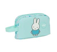Safta | Portadesayunos Térmico Miffy Friends, Bolsa Almuerzo Infantil con Interior Forrado de Aluminio Frío/Calor, Compartimento con Cremallera, Asa Lateral, Medidas 21,5x6,5x12 cm