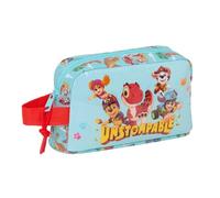 Safta | Portadesayunos Térmico Paw Patrol Dino Rescue, Bolsa Almuerzo Infantil con Interior Forrado de Aluminio Frío-Calor, Compartimento con Cremallera y Asa Lateral, Medidas 21,5x6,5x12 cm