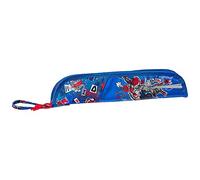 Safta Portaflautas De Spiderman, 370x20x80mm, Luggage Kids Unisex Child, Perspective, Unica