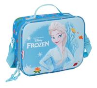 Safta | Portameriendas Nevera 3D Frozen Disney, Bolsa Térmica Infantil con Frontal Termoconformado, Interior Forrado de Aluminio Frío-Calor, Bandolera Ajustable, Medidas 25x9x19,5 cm
