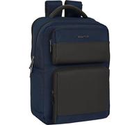 Safta Portátil 13,3" a 15,6" Puerto USB y Diseño Ejecutivo | Mochila Oficina, Universidad y Viajes, Unisex Adulto, Urban Dark Blue, Mediano