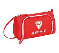 Safta, Portatodo con Bolsillo Desplegable Lleno Sevilla FC, 200x85x110 mm Unisex niños, Roja, Estándar