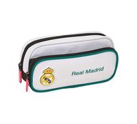 REAL MADRID EQUIPACIÓN 26/27 - Portatodo con Bolsillo, Estuche Infantil, Estuche Niño, Ideal para Niños en Edad Escolar, Cómodo y Versátil, Calidad y Resistencia, 21x6x10.5 cm