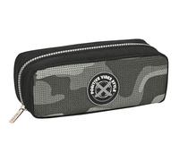 Safta - Portatodo con Fuelle, Estuche Infantil, Estuche Niño, Ideal para Niños en Edad Escolar, Cómodo y Versátil, Calidad y Resistencia, 21x8x8 cmNegro