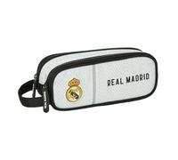 Safta Portatodo Doble Real Madrid 1ª Equip. 24/25, 2 Compartimentos, Asa de Mano, 210x60x80 mm
