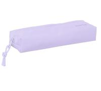 Safta - Portatodo Rectangular Niño, Estuche Infantil, Estuche Niño, Ideal para Niños en Edad Escolar, Cómodo y Versátil, Calidad y Resistencia, 22x7x40 cm, Color Morado Claro