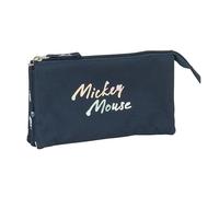 Safta Portatodo Triple Mickey Disney 22x30x12cm - Producto Oficial - Producto Escolar - Niños y Niñas