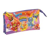 Portatodo Triple Superthings Guardians Of Kazoom 22 x 12 x 3 cm.