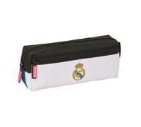 SAFTA | Portatodos Estuches Escolares Real Madrid Equipación 26/27, Organizadores con Cremallera, Modelos Doble, Triple, Triple Big, Rectangular, Zapatilla y Silicona, Licencia Oficial Portatodo doble