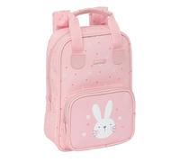 Safta PREESCOLAR BUNNY - Mochila Infantil, con Asas, Fácil Limpieza, Ideal para Niños de Diferentes Edades, Cómoda y Versátil, Calidad y Resistencia, 20x8x28 cm, Color Rosa