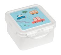 Safta Fiambrera PREESCOLAR COCHES – Porta comida 13x13x7.5, calidad y máxima resistencia