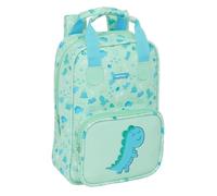 Safta PREESCOLAR DINO - Mochila Infantil, Adaptable con Asas, Tejido Reciclable, Ideal para Niños de Diferentes Edades, Cómoda y Versátil, Calidad y Resistencia, 20x8x28 cm