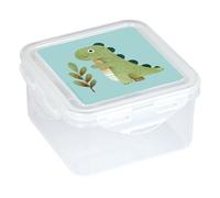 SAFTA PREESCOLAR DINOS - Fiambrera, Portatodo, Porta Comida, Calidad y Máxima Resistencia, Recreo, 13x13x7.5