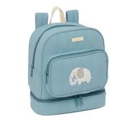 Safta - Mochila nevera Preescolar Elefante - Guardería, frío y calor, impermeable - 22x10x27 cm
