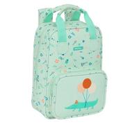Safta Mochila infantil PREESCOLAR FIESTA – Adaptable con asas, tejido reciclable, 20x8x28 cm