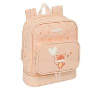 SAFTA PREESCOLAR FLORES - Mochila Nevera Guardería, Nevera para Frío y Calor, Nevera Fácil de Transportar, Nevera Impermeable, Nevera para Excursión, 22x10x27 cm
