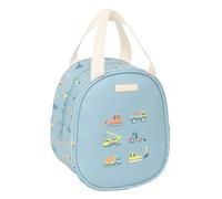 SAFTA PREESCOLAR GRUAS - Bolso Portameriendas, Portatodo, Calidad y Máxima Resistencia, Porta Comida, Recreo, 19x14x22 cm