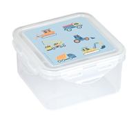 SAFTA PREESCOLAR GRUAS - Fiambrera, Portatodo, Porta Comida, Calidad y Máxima Resistencia, Recreo, 13x13x7.5