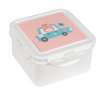 Safta PREESCOLAR JIRAFA - Fiambrera, Portatodo, Porta Comida, Calidad y Máxima Resistencia, Recreo, 13x13x7.5