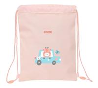 Safta PREESCOLAR JIRAFA - Mochila Saco Plano Junior, Mochila, Ideal para Niños de Diferentes Edades, Cómoda y Versátil, Calidad y Resistencia, 26x34 cm