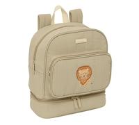 SAFTA PREESCOLAR LEON - Mochila Nevera Guardería, Nevera para Frío y Calor, Nevera Fácil de Transportar, Nevera Impermeable, Nevera para Excursión, 22x10x27 cm