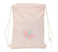 SAFTA PREESCOLAR MARIPOSA - Mochila Saco Plano Junior, Mochila, Ideal para Niños de Diferentes Edades, Cómoda y Versátil, Calidad y Resistencia, 26x34 cm