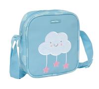 Safta M222c, Preescolar Nube Pequeña, Bandolera Infantil, Bolso Niño, Ideal 5 a 14 Años, Cómoda y Versátil, Calidad y Resistencia, 16x4x18 cm, Color Azul Pastel Unisex niños, Estándar