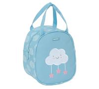 Safta PREESCOLAR NUBE - Neceser Termo Preescolar, Neceser Infantil, Adaptable a Carro, Ideal para Niños de 5 a 14 Años, Cómodo y Versátil, Calidad y Resistencia, 19x14x22 cm, Color Azul Pastel