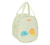 Safta PREESCOLAR SELVA - Neceser Termo Preescolar, Neceser Infantil, Adaptable a Carro, Ideal para Niños de 5 a 14 Años, Cómodo y Versátil, Calidad y Resistencia, 19x14x22 cm, Color Blanco Roto