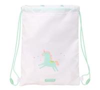 SAFTA PREESCOLAR UNICORNIO - Mochila Saco Plano Junior, Mochila, Ideal para Niños de Diferentes Edades, Cómoda y Versátil, Calidad y Resistencia, 26x34 cm