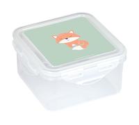 SAFTA PREESCOLAR ZORRITO - Fiambrera, Portatodo, Porta Comida, Calidad y Máxima Resistencia, Recreo, 13x13x7.5